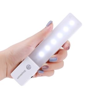 SIMPLECOM EL608 Rechargeable Infrared Motion Sensor Wall LED Night Light Torch