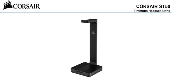 Corsair Gaming ST50 – Headset Stand, Durable anodized aluminium built to withstand the test of time