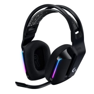 Logitech G733 Lightspeed Wireless RGB Gaming Headset Black USB, Frequency Response: 20 Hz-20 KHz - Detchable Cardioid Unidirectional Microphone