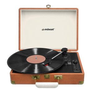 MBEAT Woodstock Retro Turntable Recorder with Bluetooth & USB Direct Recording