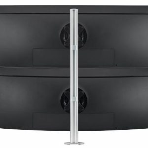 Atdec AWMS-2-LTH75 - Dual Monitor Mount, Curved Monitors, Heavy & Large Displays, All-In-One PCs, Vesa 75 x 75, 100 x 100, Weight up to 14KG.