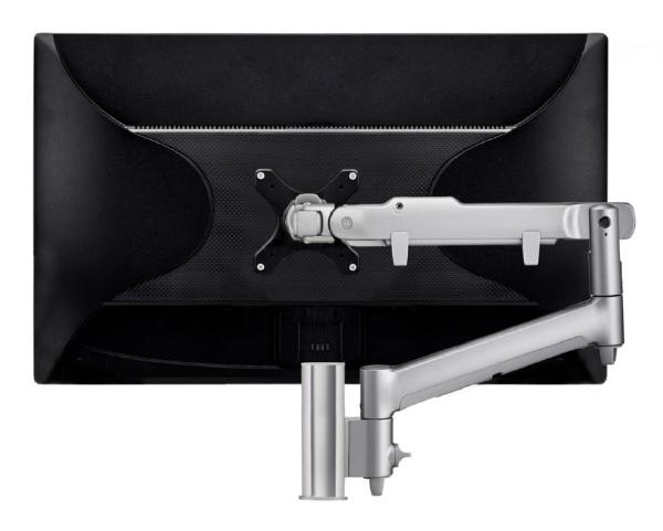Atdec AWM Single monitor arm solution – dynamic arm – 135mm post – Grommet Clamp – black