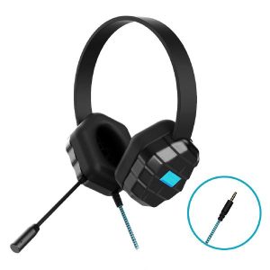 Gumdrop DropTech B1 Kids Rugged Headset with Microphone – Compatible with all devices with a 3.5mm headphone jack (Bulk packaged in Poly bag)