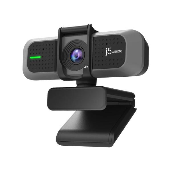 J5create USB 4K Ultra HD Webcam Model: JVU430 – Support 4K at 30FPS or 1080P at 60FPS – Ideal for Live streaming