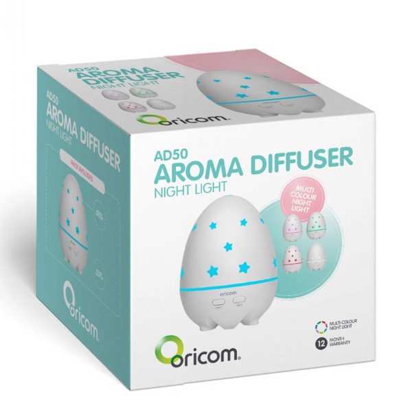 Aroma Diffuser Humidifier & Night Light Baby Kids Room AD50