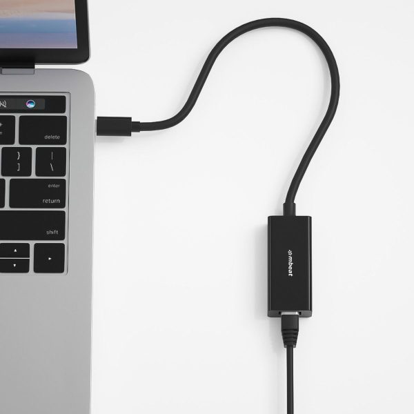 mbeat USB-C Gigabit LAN Ethernet Adapter – Black