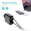 Gorilla Power 3-Port USB-C Power Delivery (PD) World Travel Charger (USB-C x 1, USB-A x 2) with Interchangeable Plugs