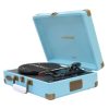 Woodstock II Sky Blue Retro Bluetooth (TX/RX) Turntable