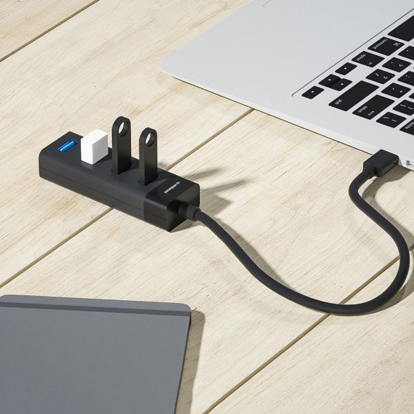 4-Port USB 3.0 Hub – Black