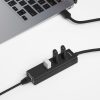 3-Port USB 3.0 Hub & Gigabit LAN Ethernet – Black