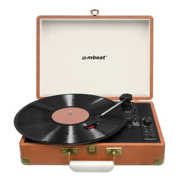 Aria Retro Turntable with Bluetooth & USB Disk Record