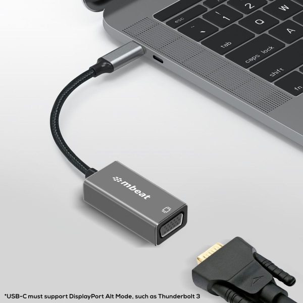 Elite USB-C to VGA Adapter- Space Grey