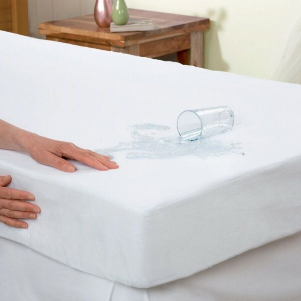 Waterproof Fitted Mattress Protector Single Bed