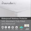 Waterproof Fitted Mattress Protector King Single Bed