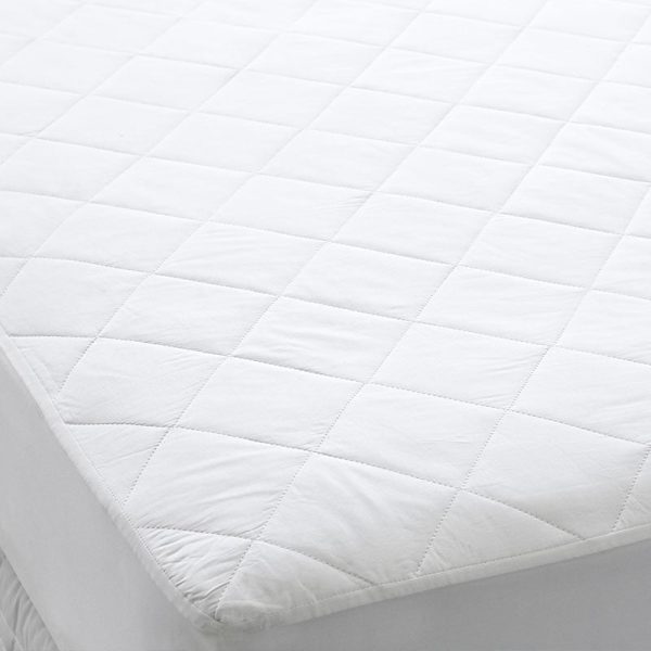 Thermaloft Cotton Covered Fitted Mattress Protector Single Bed