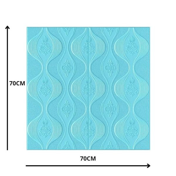 Decorative 3D Foam Wallpaper Panels Bluebell 10PCS