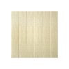 Decorative 3D Foam Wallpaper Panels Cream Wood 10PCS