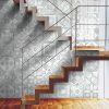 Geometric Pattern Staircase Wall Tile Sticker Kitchen Stove Water And Oil Proof Stickers