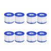 8PCS Replacement Bestway VI Filter Cartridge Inflatable Lay-Z-Spa Filters 58323