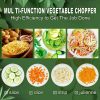 4 in 1 Vegetable Slicer Multifunctional Kitchen Chopping Artifact Food Chopper Orange