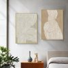 40cmx60cm Abstract Line 2 Sets Dold Frame Canvas Wall Art