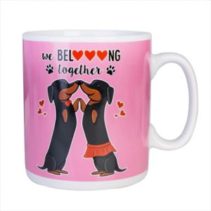 Dachshund Valentine Giant Mug