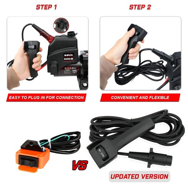 Electric Winch 6000LBS 12V BOAT Synthetic Rope Wireless Remote 4WD ATV UTV