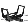 Winch Cradle Mounting Plate Bracket Foldable Steel Bar Truck Trailer 4WD Universal For 9000 10000 12000 13000 14500LBS winch