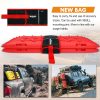 2 Pairs Recovery tracks Sand Mud Snow 4WD / 4×4 ATV Offroad Stronger Gen 3.0 – Red