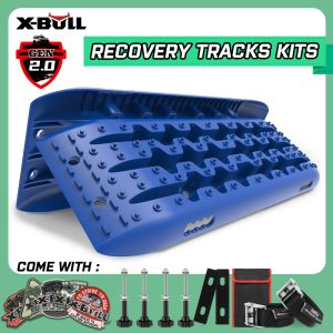Recovery tracks Sand Trucks Offroad With 4PCS Mounting Pins 4WDGen 2.0 – blue