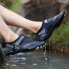Men Women Water Shoes Barefoot Quick Dry Aqua Sports Shoes – Blue Size EU38 = US5