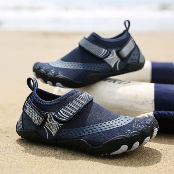 Kids Water Shoes Barefoot Quick Dry Aqua Sports Shoes Boys Girls – Blue Size Bigkid US2=EU32