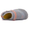 Kids Water Shoes Barefoot Quick Dry Aqua Sports Shoes Boys Girls – Grey Size Bigkid US2=EU32