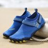 Kids Water Shoes Barefoot Quick Dry Aqua Sports Shoes Boys Girls – Klein Blue Size Bigkid US3 = EU34
