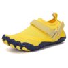 Kids Water Shoes Barefoot Quick Dry Aqua Sports Shoes Boys Girls – Yellow Size Bigkid US2=EU32