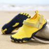 Kids Water Shoes Barefoot Quick Dry Aqua Sports Shoes Boys Girls – Yellow Size Bigkid US4 = EU36