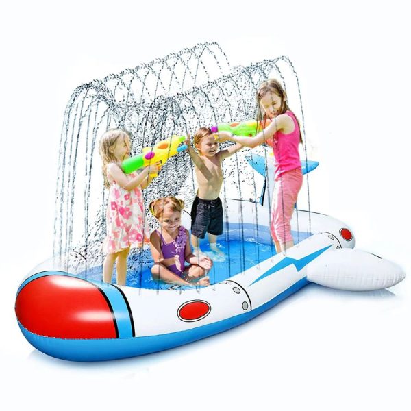 Inflatable Sprinkler Pool for Kids – Spaceship