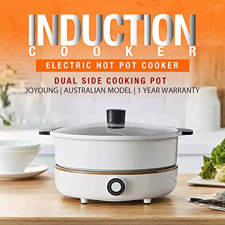 IH Induction Cooker with Hot Pot C21-CL01, 300W-2100W Adjustable Power Supply, Separated Pot and Stove