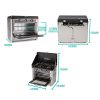 THERMOMATE 2 Burner Portable Camping Oven Cooking LPG Gas Stove Stainless Steel