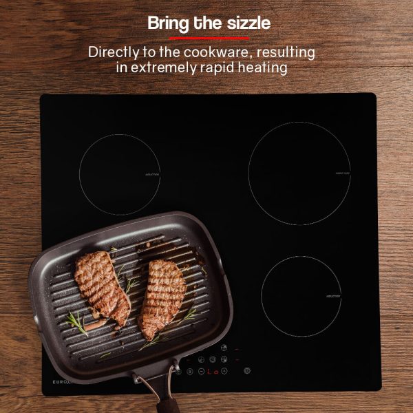 60cm Induction Cook Top Cooktop Electric Hot Plate Hob Plate 4 Zone