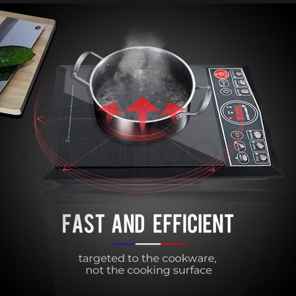 Electric Induction Cooktop Portable Kitchen Cooker Ceramic Cook Top