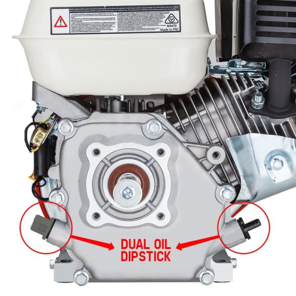 7HP Petrol Stationary Engine OHV 4-Stroke Horizontal Shaft Replacement Motor