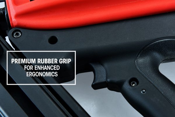UNIMAC Cordless Framing Nailer 34 Degree Gas Nail Gun Kit – 2nd Gen Brushless