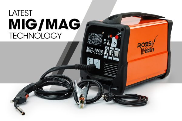 ROSSI 185 Amp Welding Machine Inverter Welder MIG MAG Gas Gasless Portable 185A