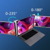 15 Inch Triple Portable Monitor FHD 1080P HDR IPS Laptop Monitor Screen Extender for Dual Monitor Display, for 15″-17″ Laptops & Switch/Xbox/Phon