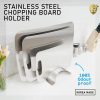 Stainless Steel Chopping Cutting Board Holder Stand Rack