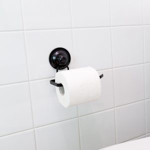 KiahLoc Toilet Roll Holder Removable Suction