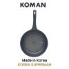 KOMAN Non-Stick Titanium Coating Frying Pan 28cm + Glass Lid