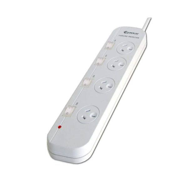 4 Ways Powerboard with Individual Switch