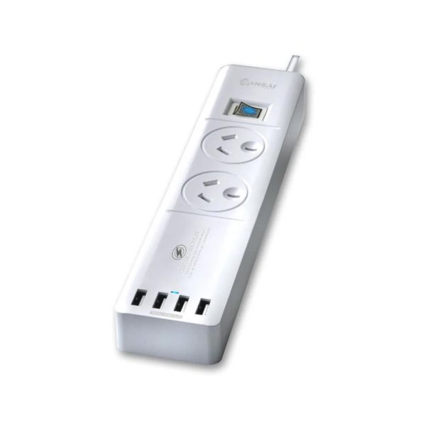 4.2A 2-Ports USB Surge Protected Powerboard
